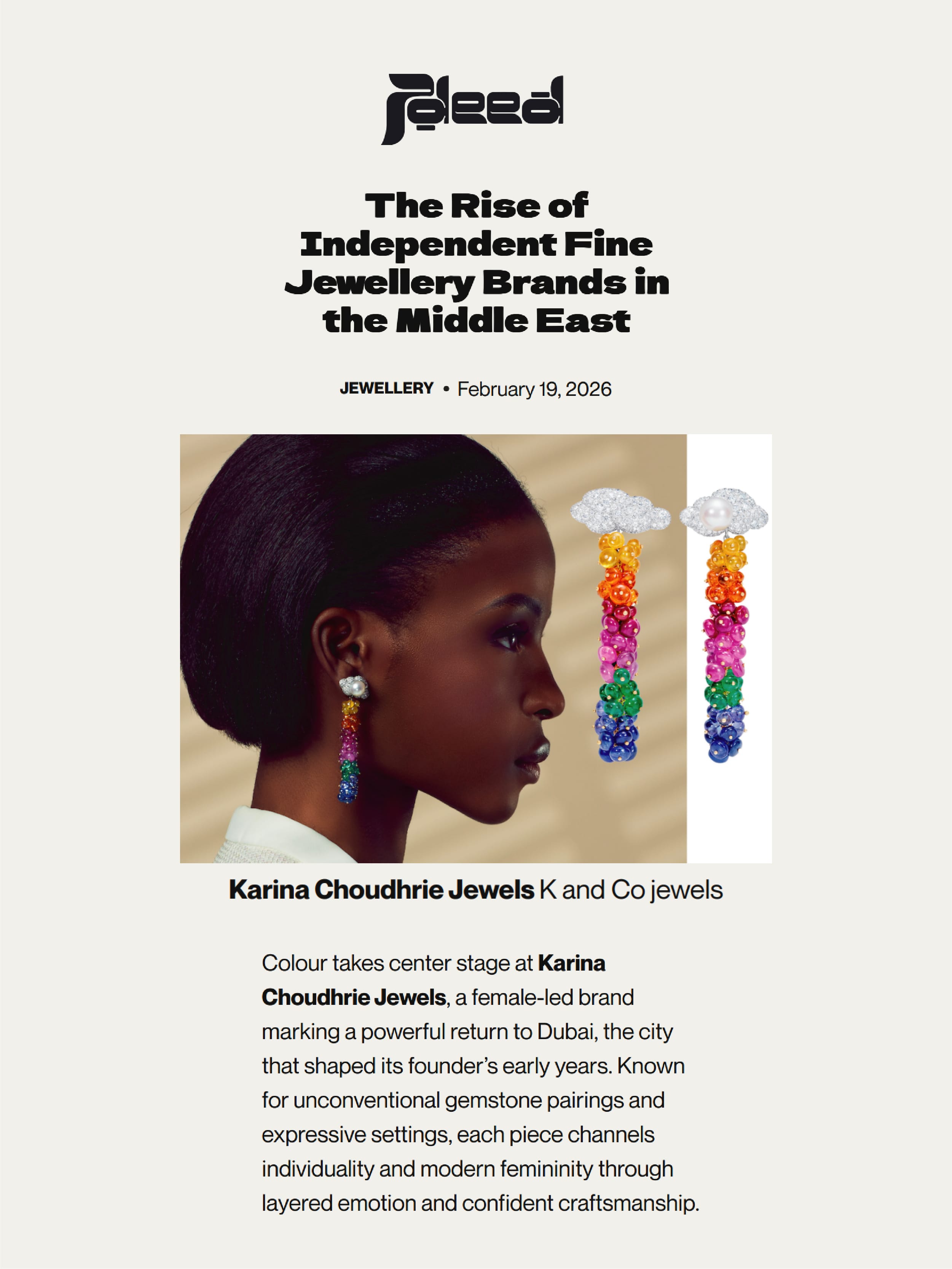 The Rise of Independent Fine Jewellery Brands in the Middle East
